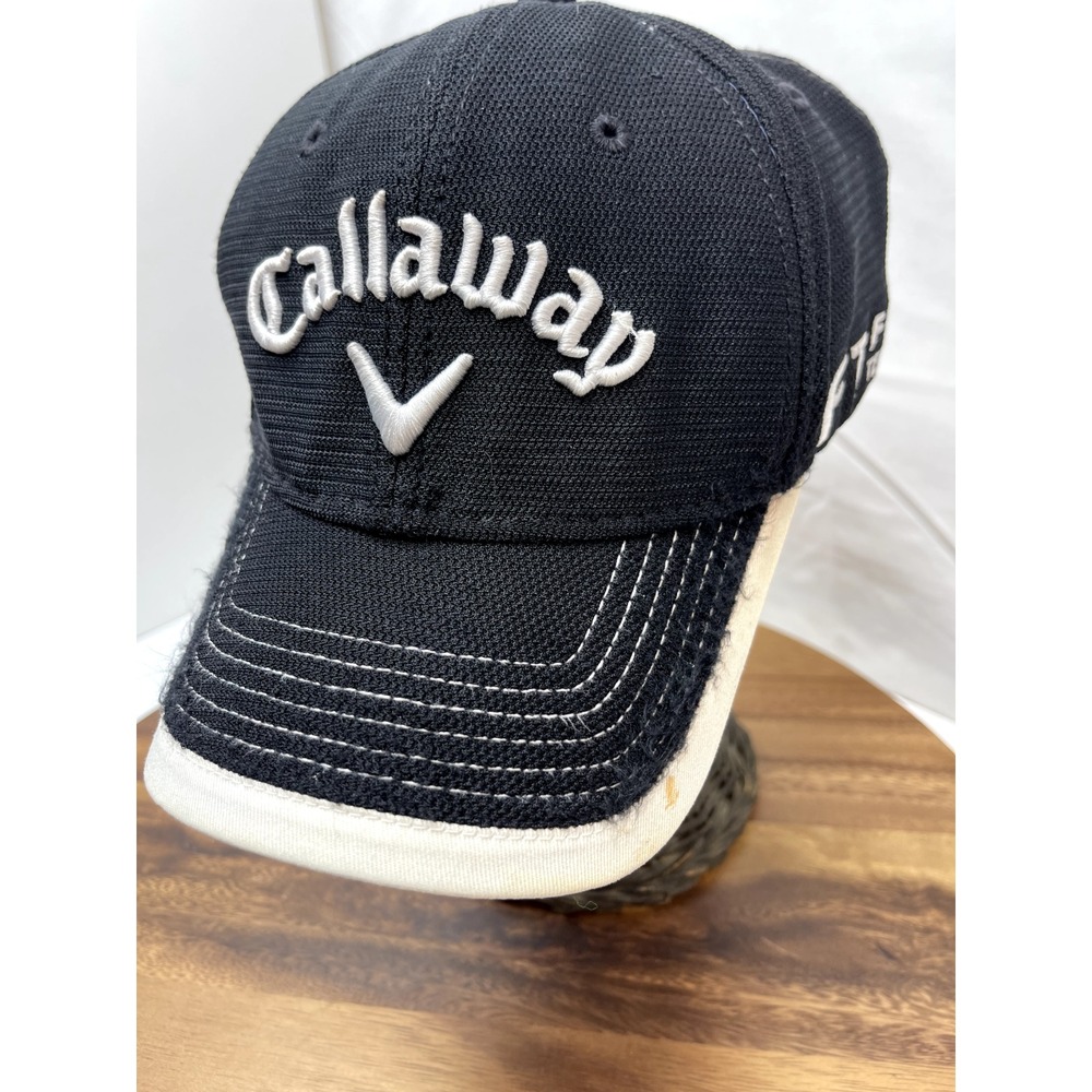 Callaway Hat Cap  TOURi Series FT Fusion Technology Black White Adjustable‎ Golf